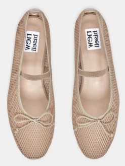 Source Unknown Chaussures Et Sacs-Ballerines En Maille Mary Jane, Taupe