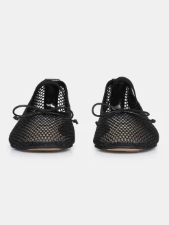 Source Unknown Chaussures Et Sacs-Ballerines Mary Jane En Maille, Noir