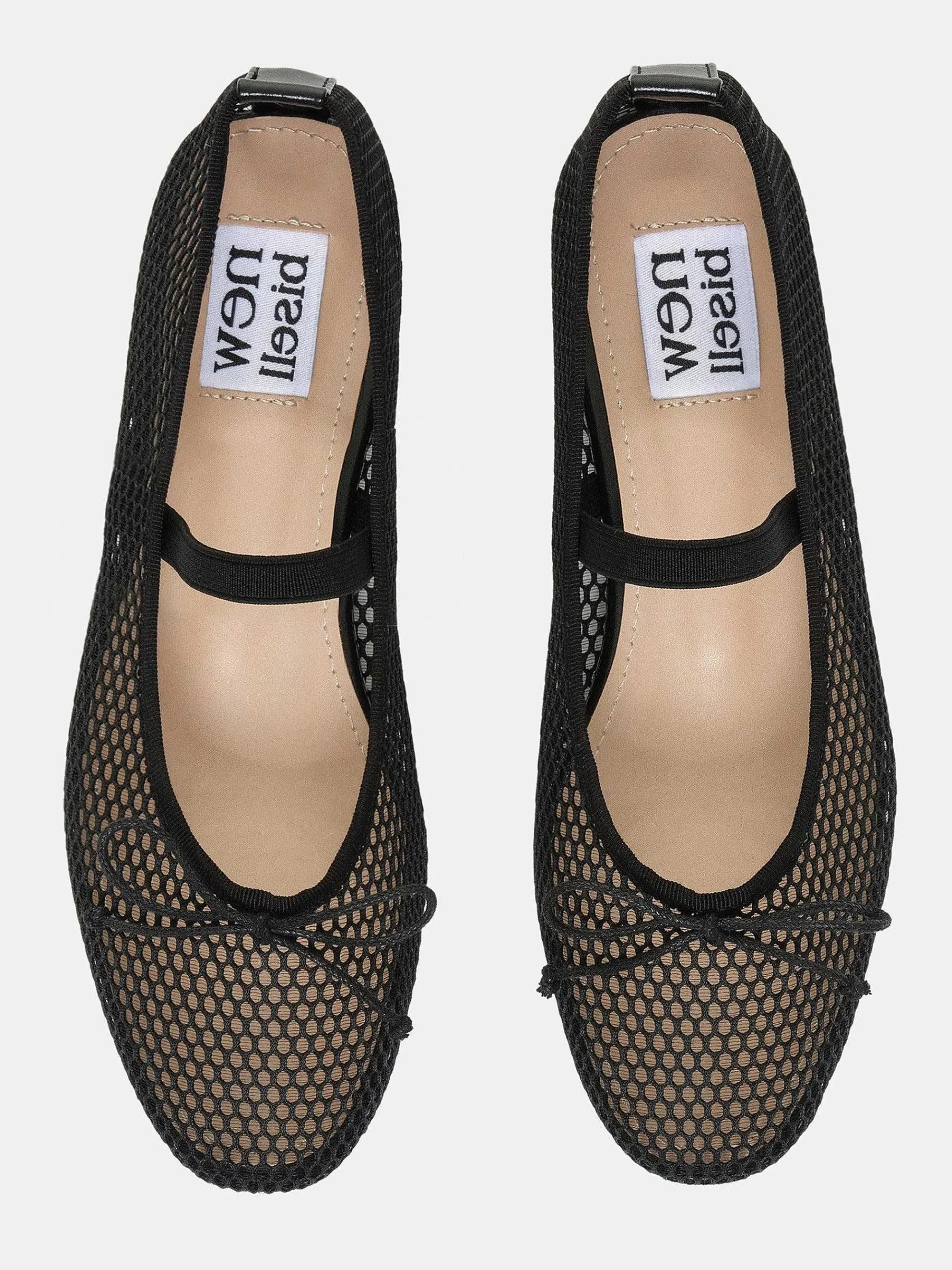 Source Unknown Chaussures Et Sacs-Ballerines Mary Jane En Maille, Noir