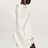 Source Unknown Accessoires-Becca Pull Surdimensionne En Tricot A Rouleau Haut, Blanc