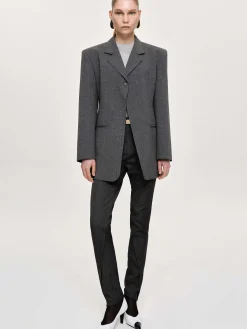 Source Unknown Vêtements D'Exterieur-Blazer A Un Bouton, Anthracite