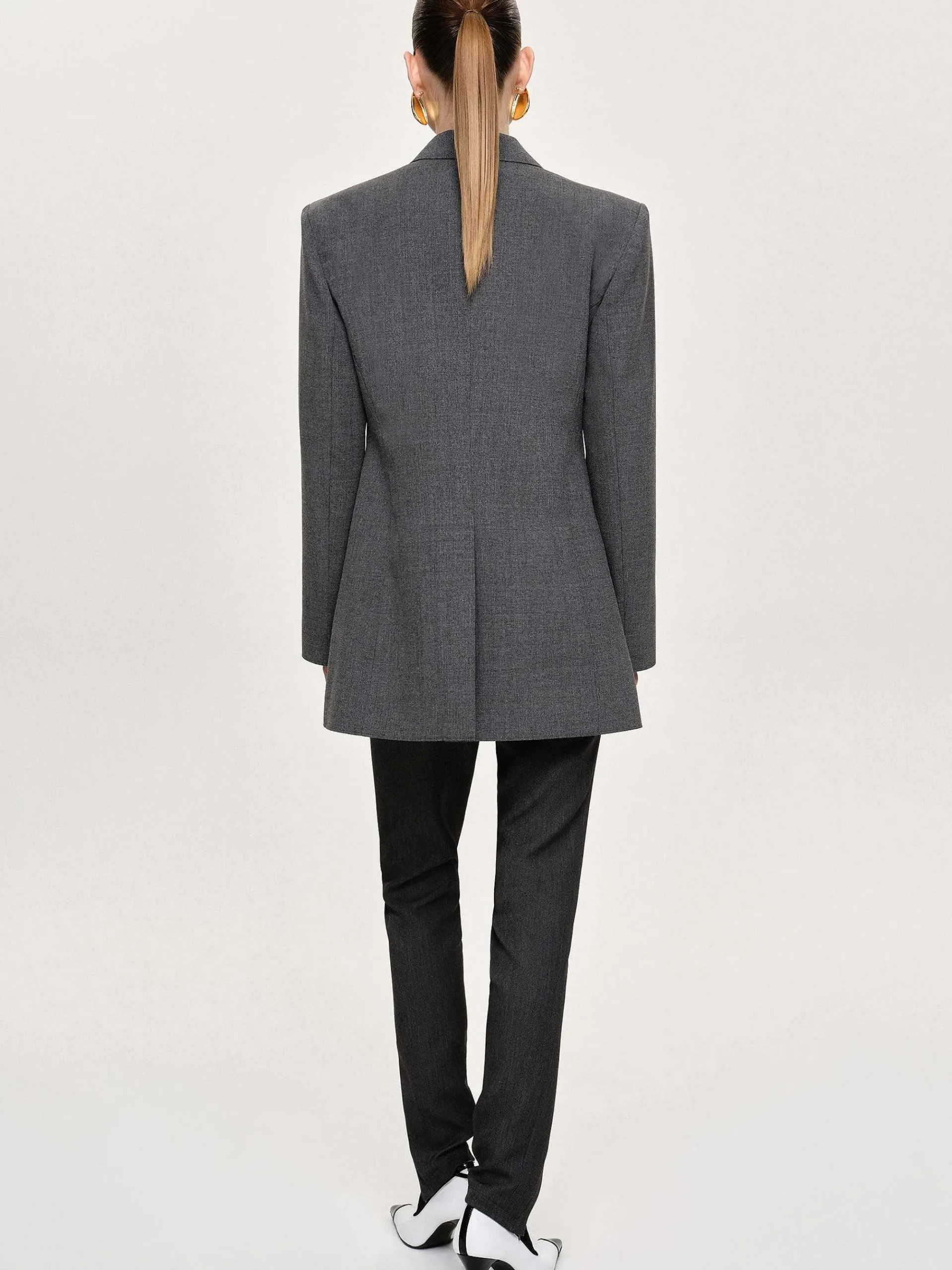 Source Unknown Vêtements D'Exterieur-Blazer A Un Bouton, Anthracite