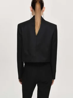 Source Unknown Accessoires-Blazer Court Avec Noeud Sisilia, Noir