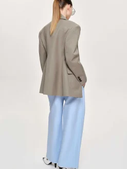Source Unknown Vêtements-Blazer Croise Messi, Dune