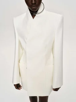 Source Unknown Vêtements-Blazer Portefeuille Corrin, Creme
