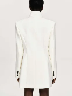 Source Unknown Vêtements D'Exterieur-Blazer Portefeuille Corrin, Creme