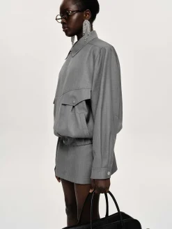Source Unknown Accessoires-Blouson Aviateur De Costume, Colombe