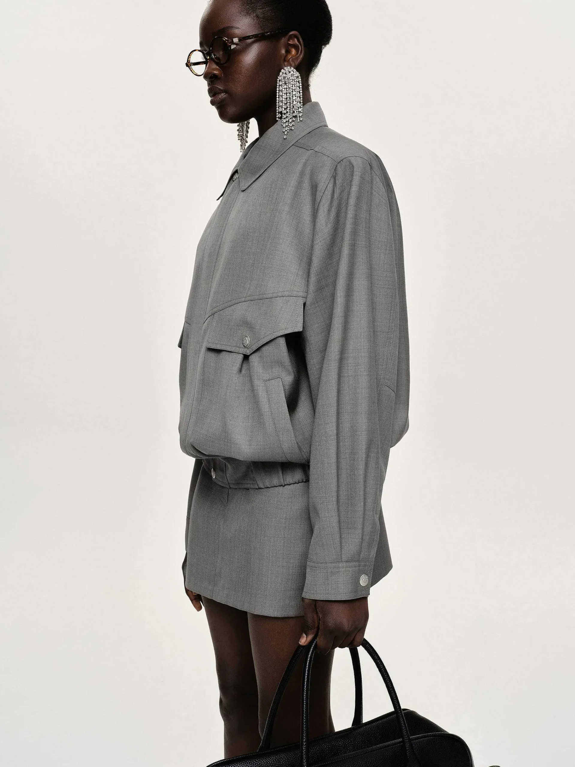 Source Unknown Accessoires-Blouson Aviateur De Costume, Colombe