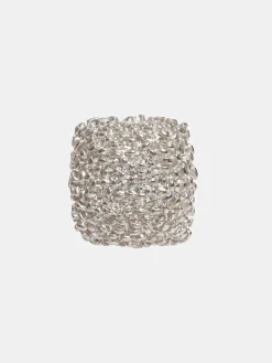 Source Unknown Accessoires-Boucles D'Oreilles Depareillees, Argent
