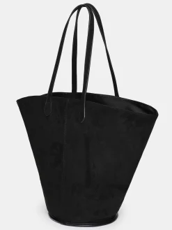 Source Unknown Chaussures Et Sacs-Cabas Moyen En Daim, Noir