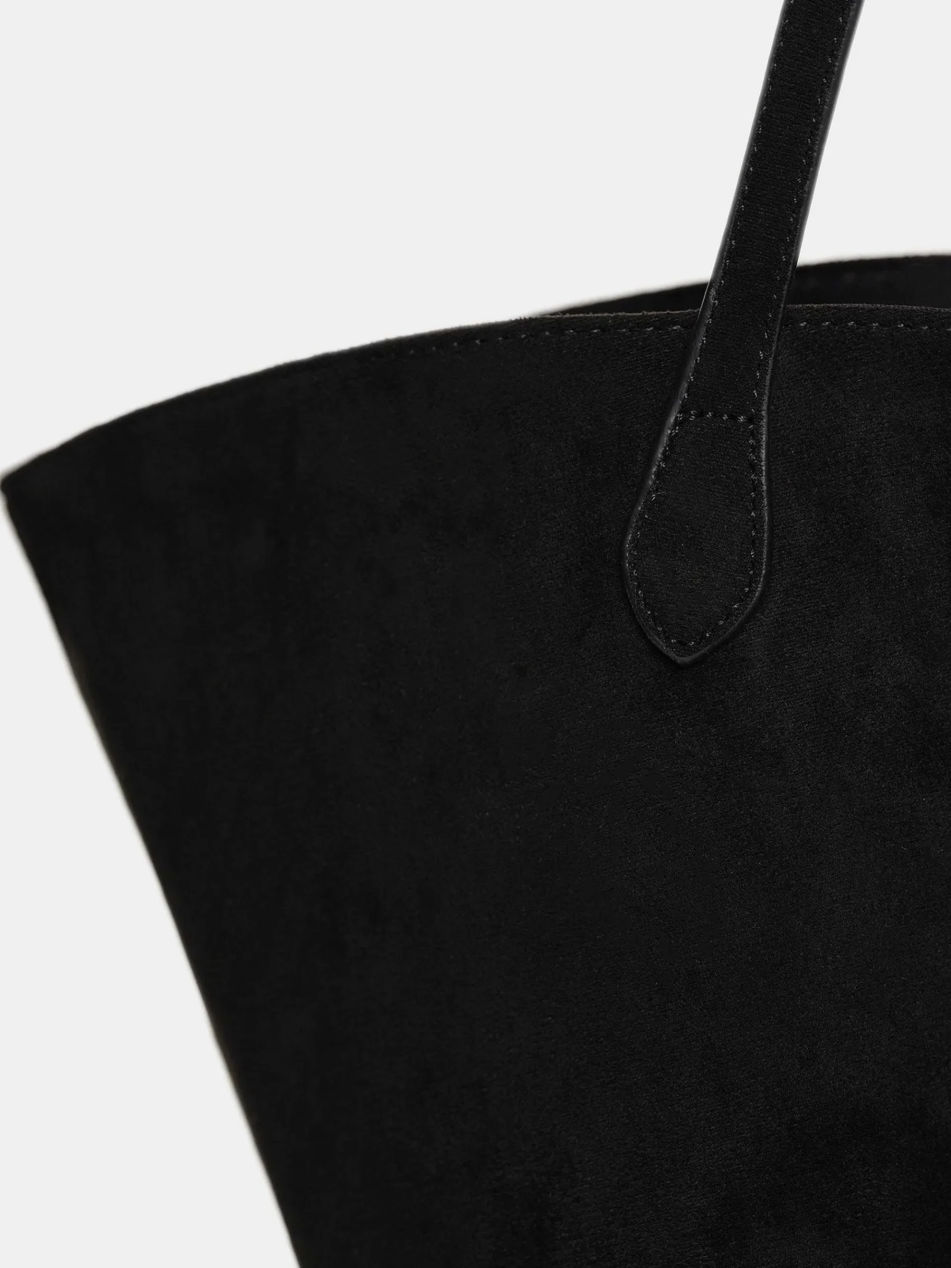 Source Unknown Chaussures Et Sacs-Cabas Moyen En Daim, Noir