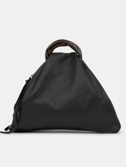 Source Unknown Chaussures Et Sacs-Cabas Triangle En Cuir De Veau, Noir