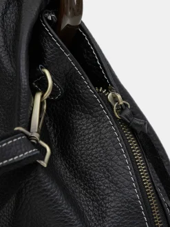 Source Unknown Chaussures Et Sacs-Cabas Triangle En Cuir De Veau, Noir