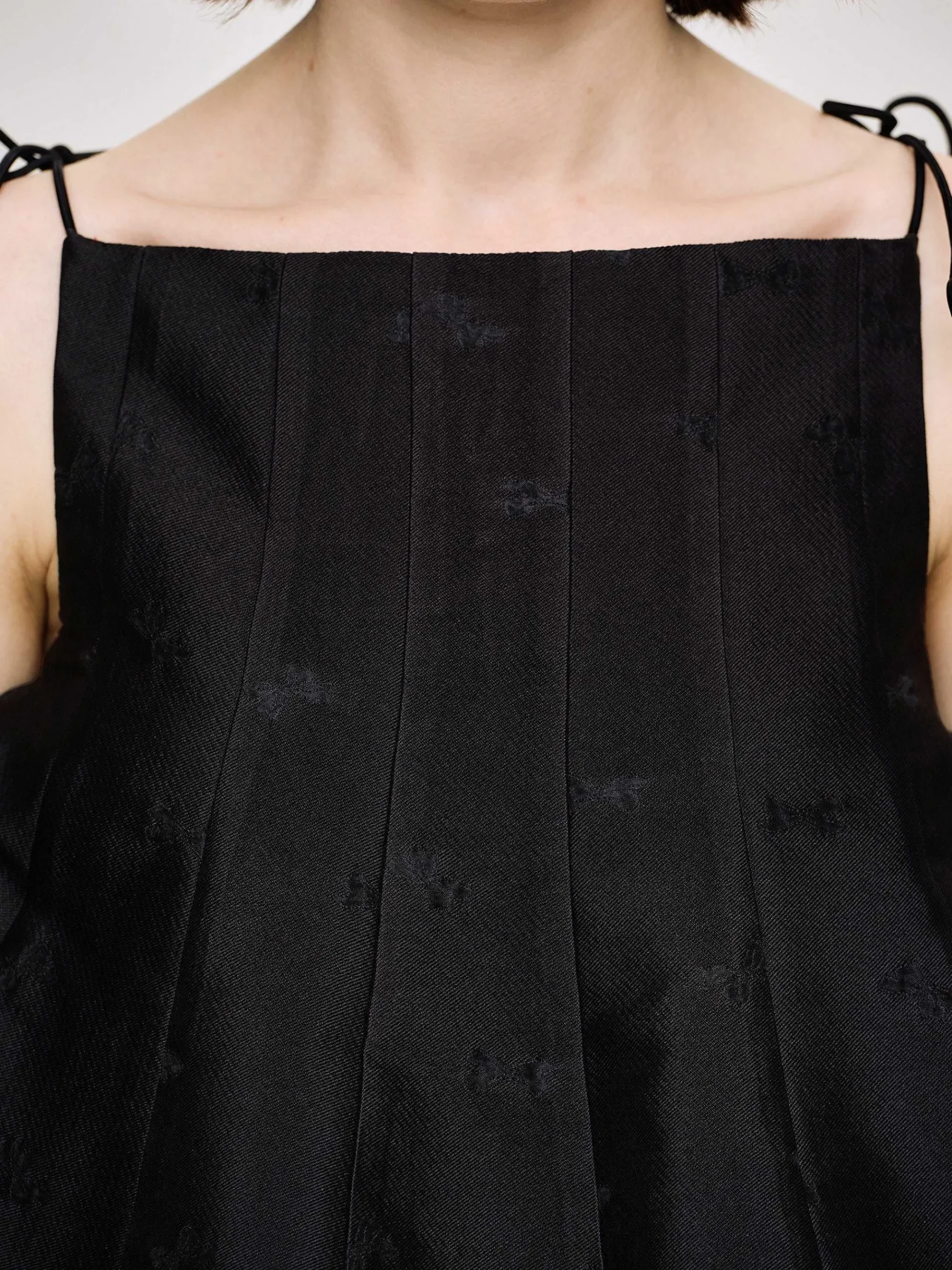Source Unknown Vêtements-Camisole Extra Courte, Noir