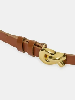 Source Unknown Accessoires-Ceinture A Boucle A Noeud Torsade, Camel