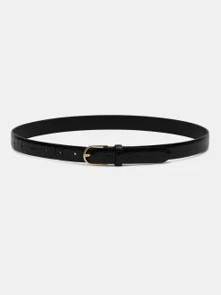 Source Unknown Accessoires-Ceinture Effet Croco, Noire