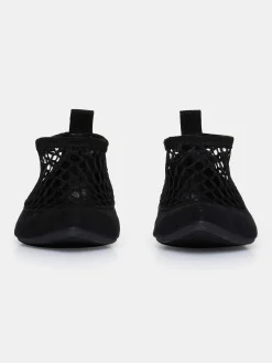 Source Unknown Chaussures Et Sacs-Chaussette Plate En Maille Ballerine, Noir