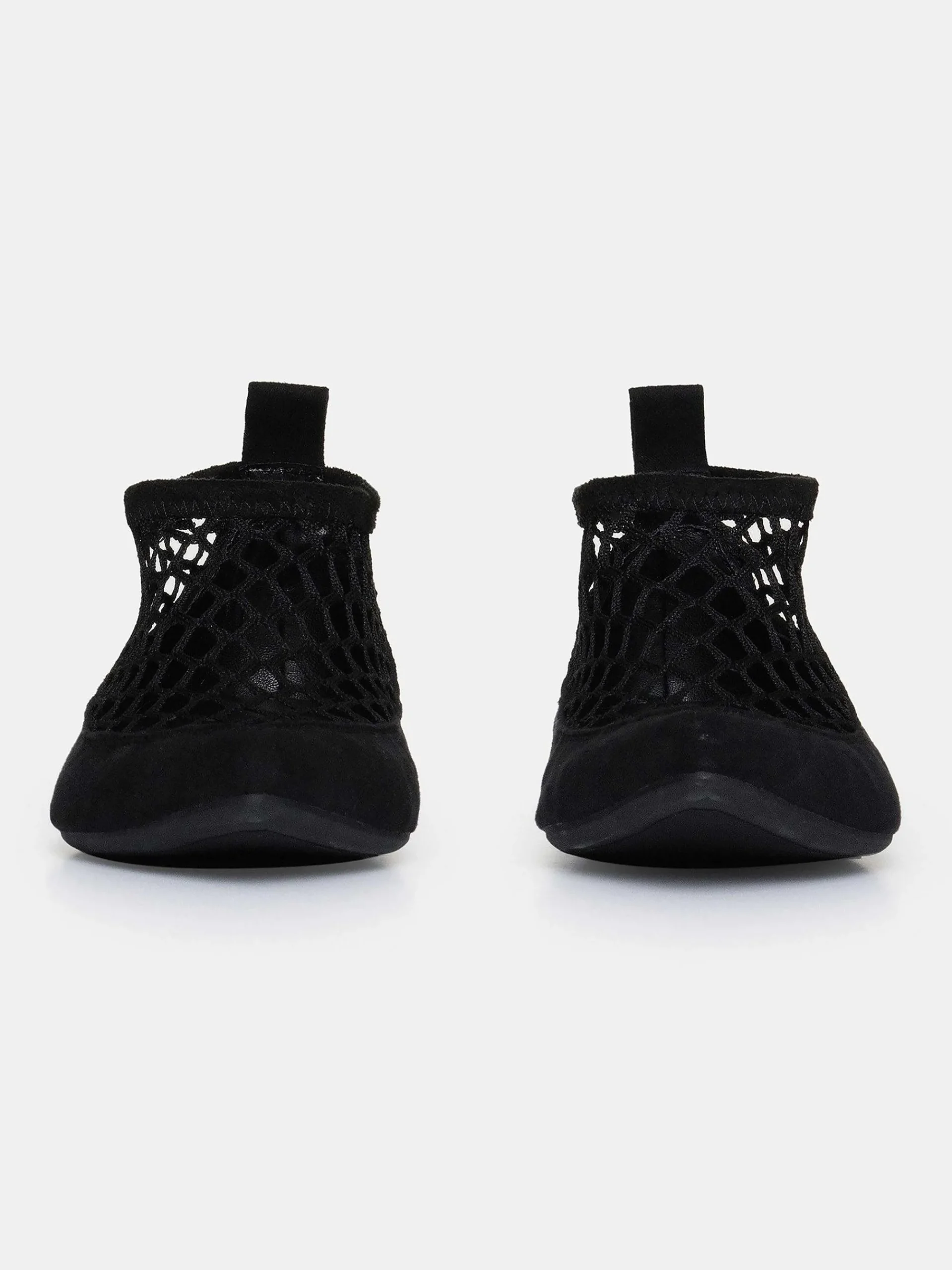 Source Unknown Chaussures Et Sacs-Chaussette Plate En Maille Ballerine, Noir