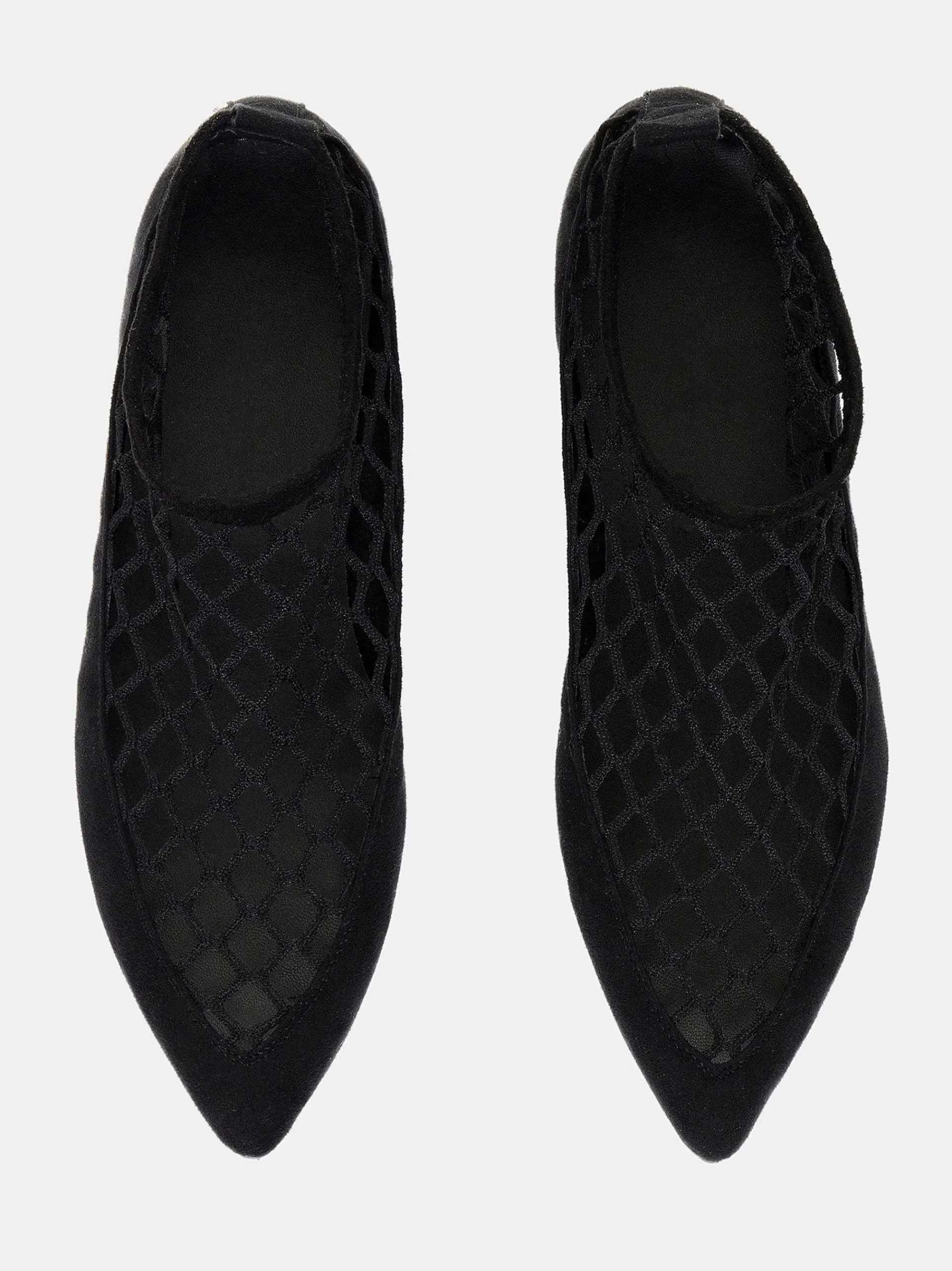 Source Unknown Chaussures Et Sacs-Chaussette Plate En Maille Ballerine, Noir