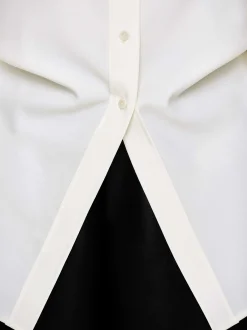 Source Unknown Accessoires-Chemise A Taille Ajustee, Albatre