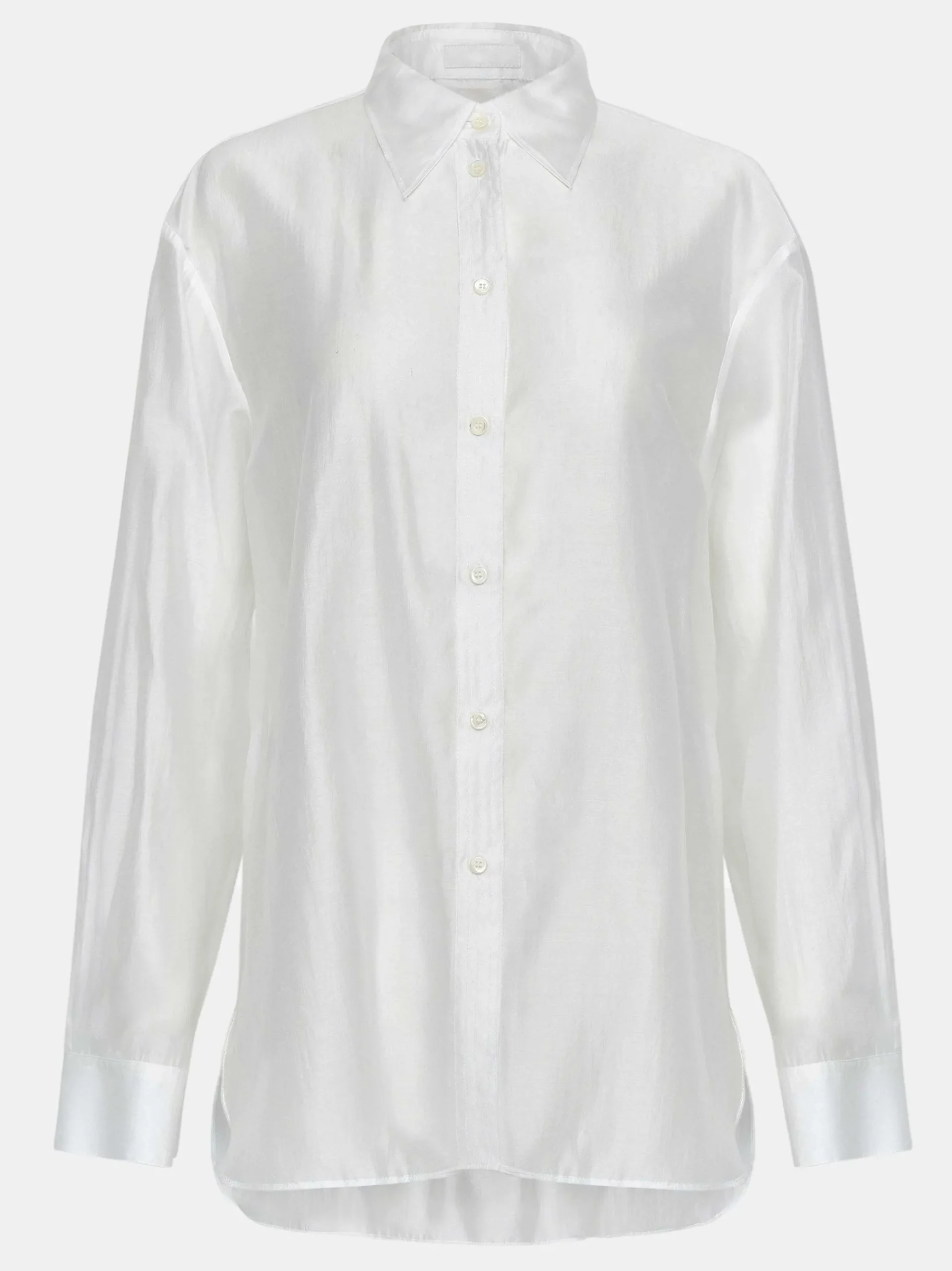 Source Unknown Accessoires-Chemise Boutonnee Transparente, Blanche