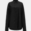Source Unknown Accessoires-Chemise En Coton Over-Fit, Noir