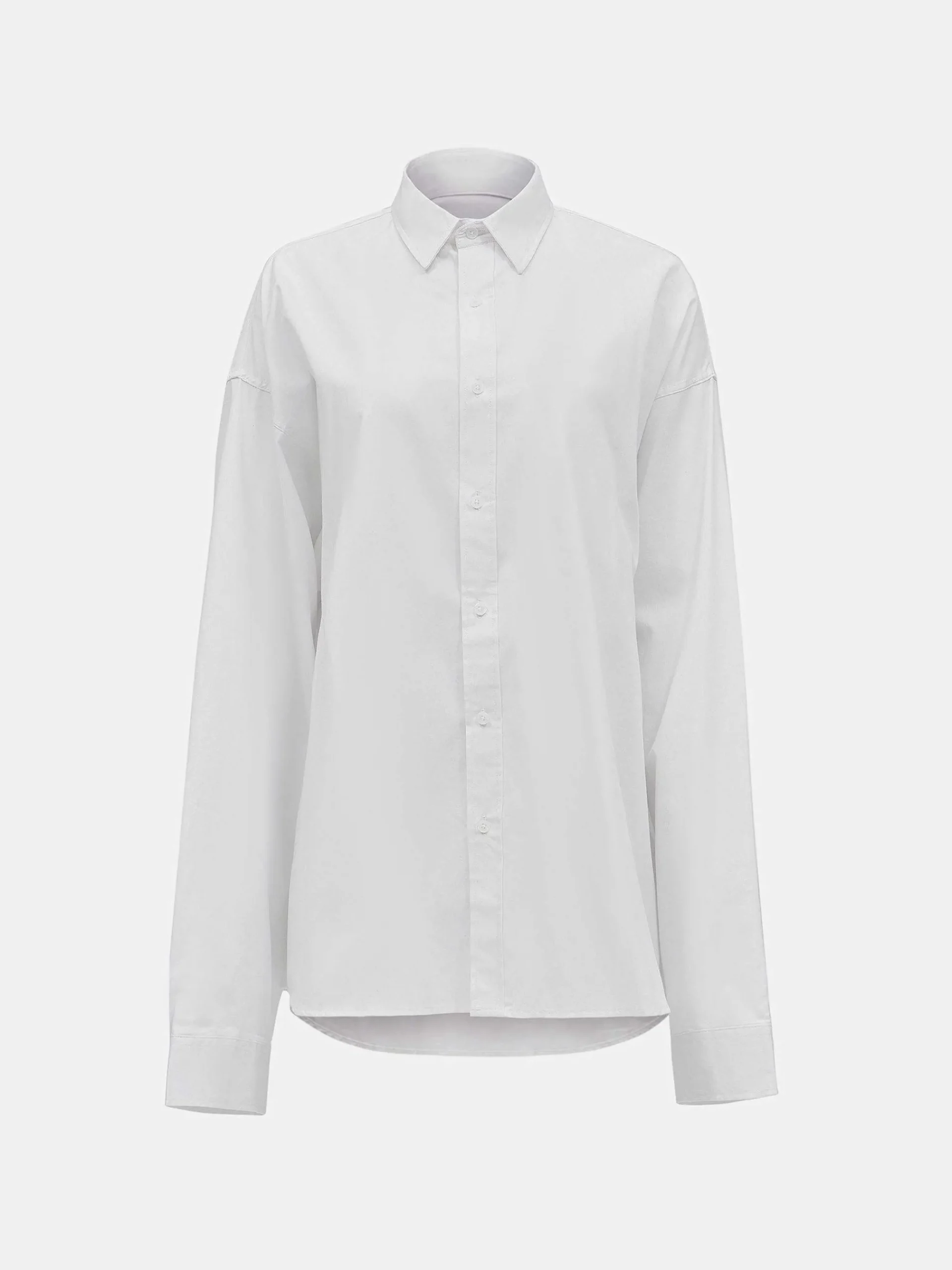 Source Unknown Accessoires-Chemise En Coton Over-Fit, Blanc