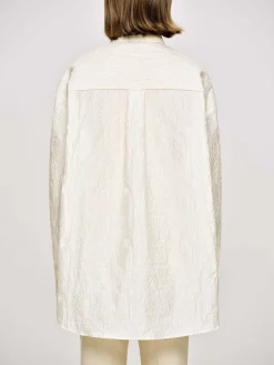 Source Unknown Accessoires-Chemise Jacquard Over-Fit, Parchemin