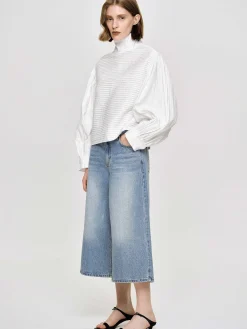Source Unknown Vêtements-Chemisier Erza Volume, Blanc