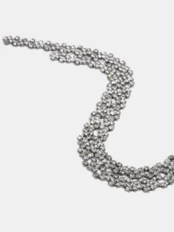 Source Unknown Vêtements-Collier Goutte En Strass, Argent