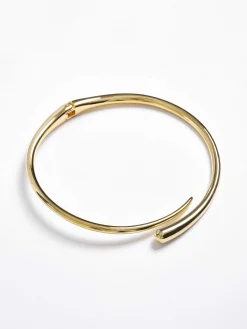 Source Unknown Accessoires-Collier Ras Du Cou, Dore