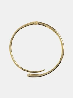 Source Unknown Accessoires-Collier Ras Du Cou, Dore