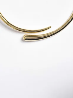 Source Unknown Accessoires-Collier Ras Du Cou, Dore