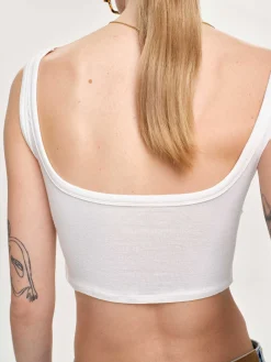 Source Unknown Hauts-Debardeur Twist, Blanc