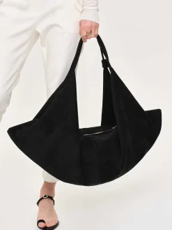 Source Unknown Chaussures Et Sacs-Grand Sac Fortune Cookie, Suede Noir