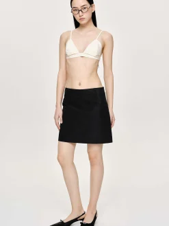 Source Unknown Hauts-Haut De Soutien-Gorge En Coton A Col Coeur, Toile