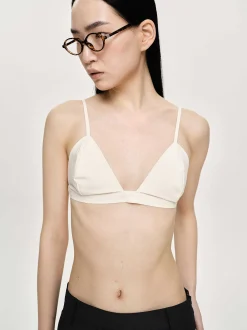 Source Unknown Vêtements-Haut De Soutien-Gorge En Coton A Col Coeur, Toile
