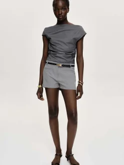 Source Unknown Hauts-Haut Drape Asymetrique, Anthracite