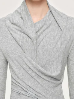 Source Unknown Hauts-Haut Drape Asymetrique Folgore, Gris