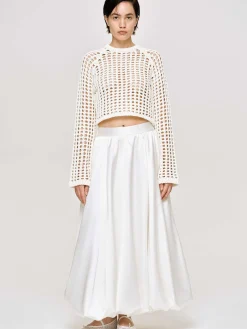 Source Unknown Vêtements-Haut En Tricot Reef Net, Ivoire