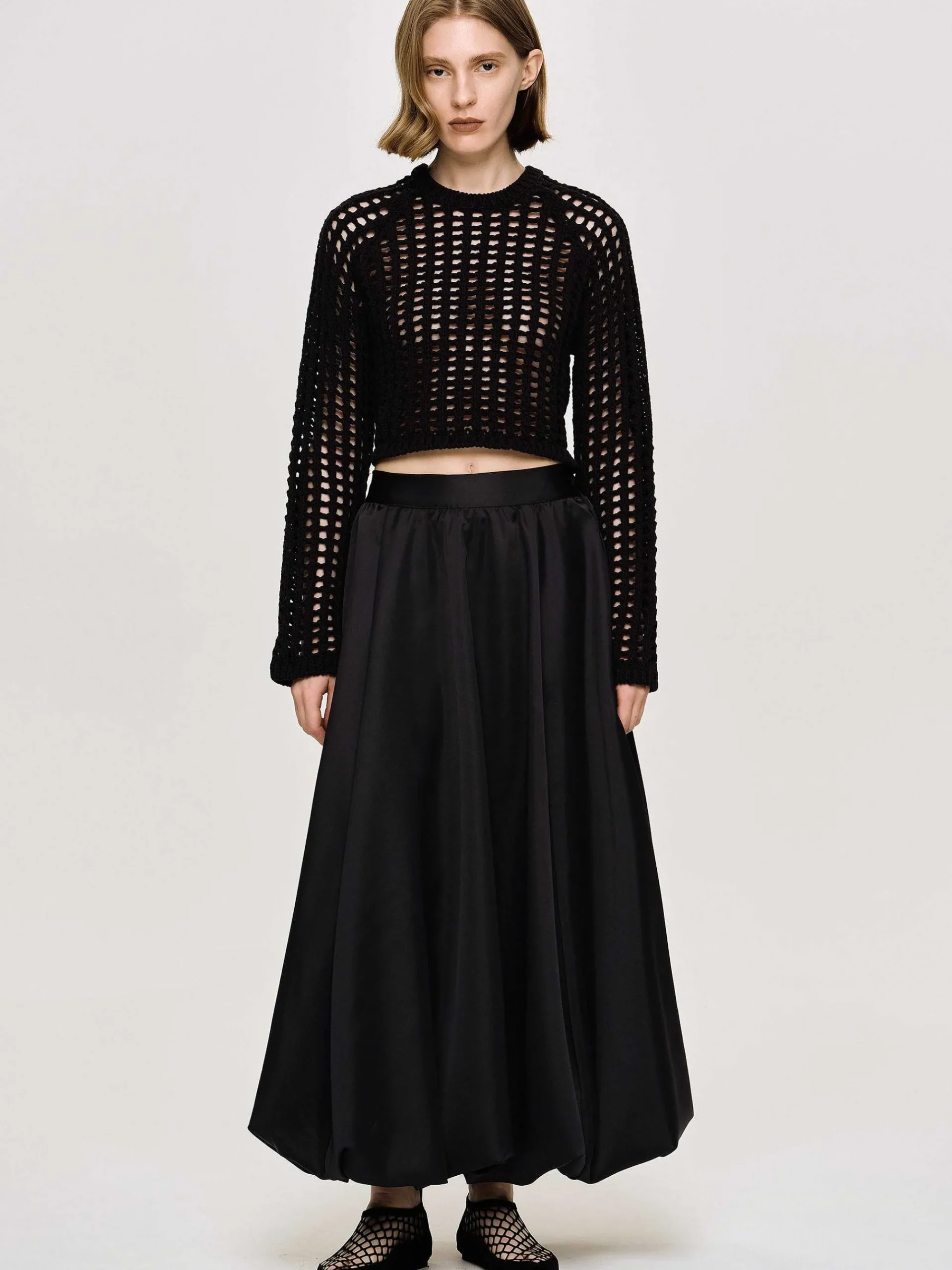 Source Unknown Tricots-Haut En Tricot Reef Net, Noir