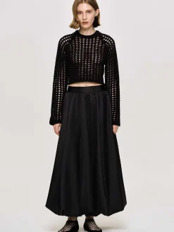 Source Unknown Vêtements-Haut En Tricot Reef Net, Noir