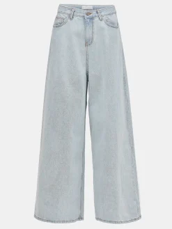Source Unknown Jean-Jean Coupe Oversize, Delavage Bleu Clair