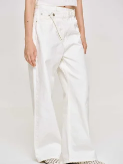 Source Unknown Vêtements-Jean Croise, Blanc