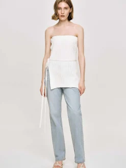 Source Unknown Jean-Jean Droit Effet Vieilli, Bleu Clair Vintage