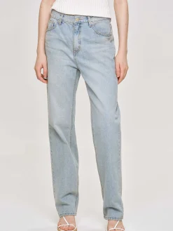 Source Unknown Jean-Jean Droit Effet Vieilli, Bleu Clair Vintage