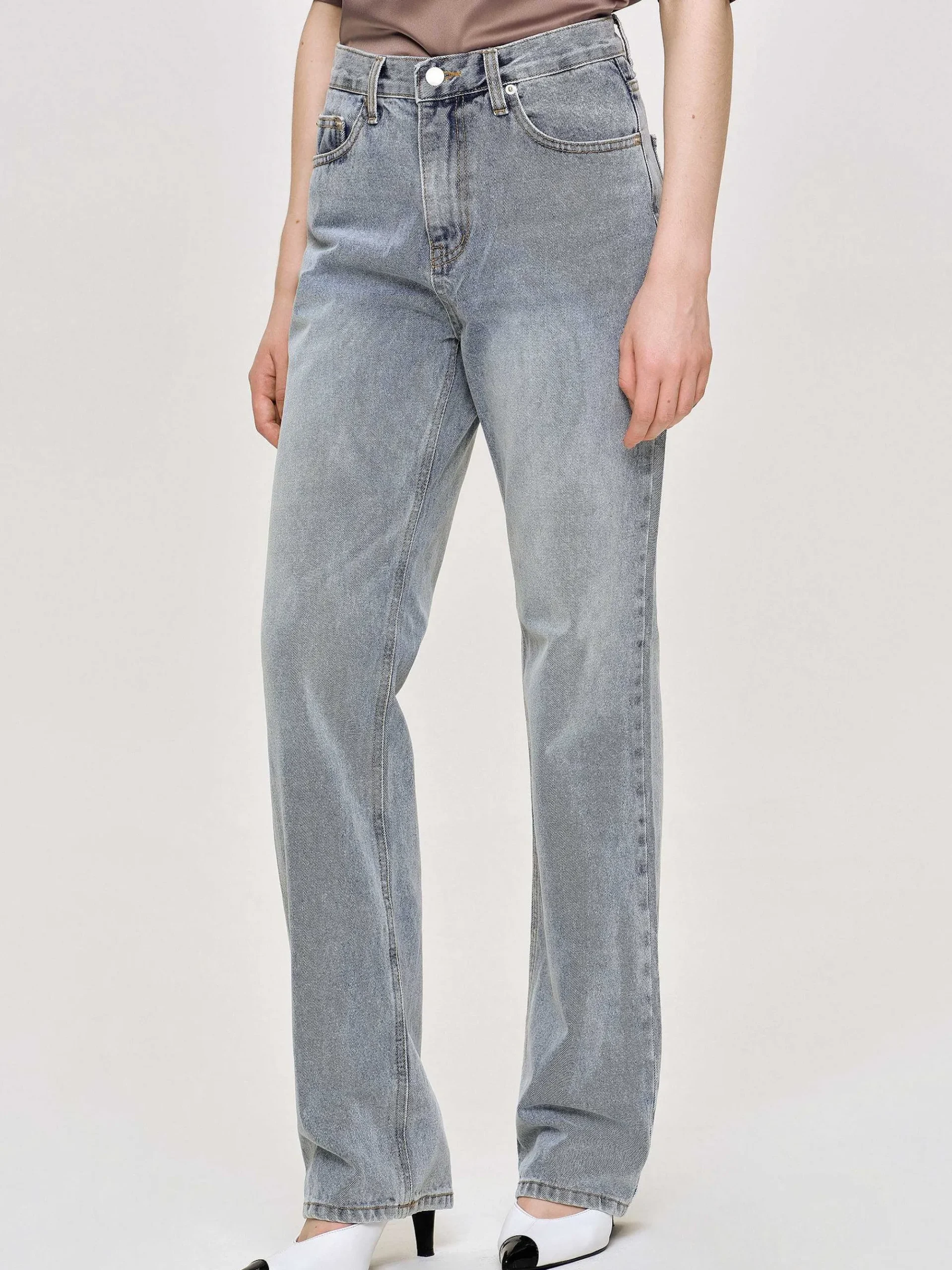Source Unknown Jean-Jean Long Taille Haute, Bleu Cendre