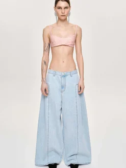 Source Unknown Jean-Jean Oversize Double Face, Bleu Clair