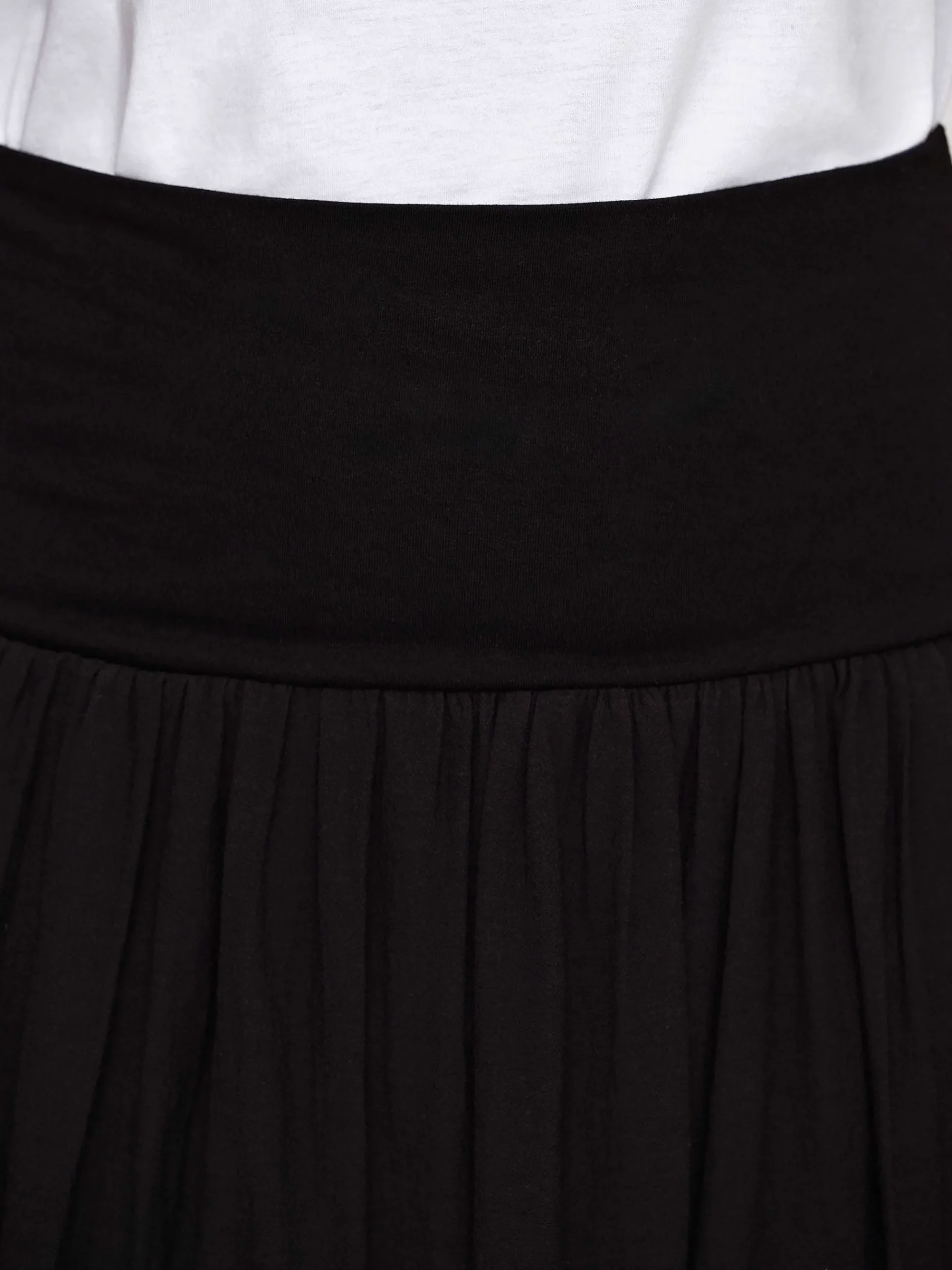 Source Unknown Vêtements-Jupe Longue Taille Basse Ocelia, Noir