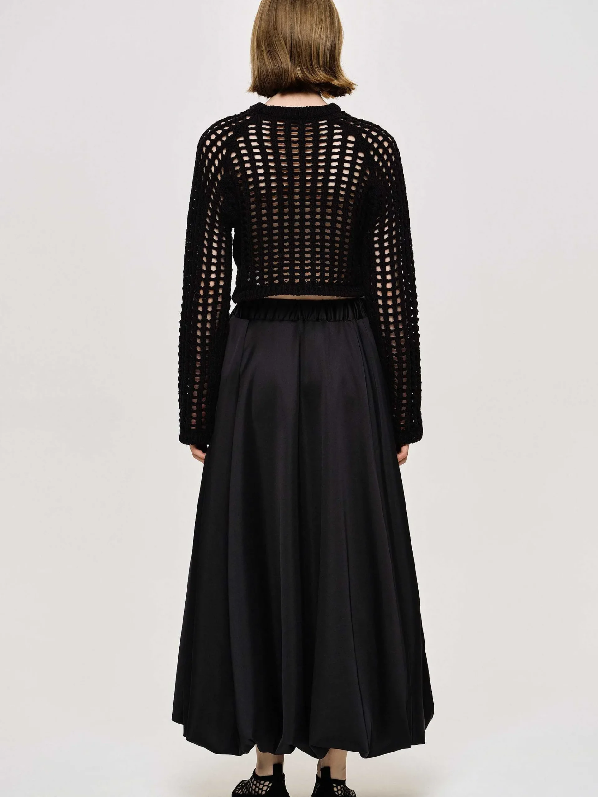 Source Unknown Vêtements-Kaleido Jupe Puffball, Noir